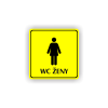 Cedule wc ženy | Piktogram (čtverec)