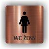 Cedule wc ženy – plast (piktogram)