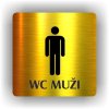Piktogram - WC MUŽI