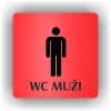Piktogram - WC MUŽI