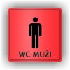 Piktogram - WC MUŽI