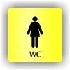 Cedule wc – plast (piktogram)