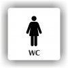 Cedule wc – plast (piktogram)