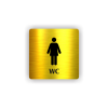 Cedule wc ženy | Piktogram (čtverec)