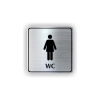 Cedule wc ženy | Piktogram (čtverec)
