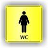 Cedule wc – plast (piktogram)