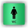 Cedule wc – plast (piktogram)