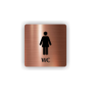 Cedule wc ženy | Piktogram (čtverec)