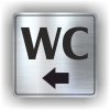 Piktogram - WC ŠIPKA DO LEVA