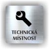 Cedule technická místnost – plast (piktogram)