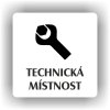Piktogram - TECHNICKÁ MÍSTNOST