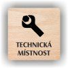 Cedule technická místnost – plast (piktogram)