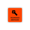 Cedule technická místnost klíč | Piktogram (čtverec)