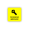Cedule technická místnost | Piktogram (čtverec)