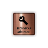 Cedule technická místnost klíč | Piktogram (čtverec)