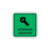 Cedule technická místnost | Piktogram (čtverec)