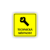 Cedule technická místnost | Piktogram (čtverec)