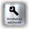 Cedule technická místnost – plast (piktogram)