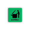Cedule kopírka | Piktogram (čtverec)