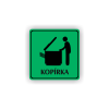Cedule kopírka | Piktogram (čtverec)