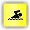Cedule bazén – plast (piktogram)