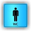 Piktogram - WC MUŽI