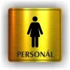 Cedule ženy personál – plast (piktogram)