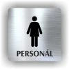 Cedule ženy personál – plast (piktogram)