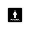 Cedule ženy personál | Piktogram (čtverec)