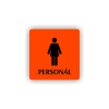 Cedule ženy personál | Piktogram (čtverec)
