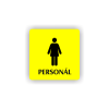 Cedule ženy personál | Piktogram (čtverec)