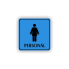 Cedule ženy personál | Piktogram (čtverec)