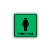 Cedule ženy personál | Piktogram (čtverec)