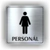Cedule ženy personál – plast (piktogram)