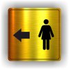Piktogram - ŽENY V LEVO