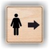 Piktogram - ŽENY V PRAVO