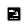 Cedule boty a lyžáky | Piktogram (čtverec)