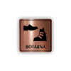 Cedule boty a lyžáky | Piktogram (čtverec)