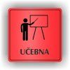 Cedule učebna – plast (piktogram)