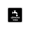 Cedule užitková voda | Piktogram (čtverec)