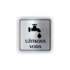 Cedule užitková voda | Piktogram (čtverec)