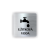 Cedule užitková voda | Piktogram (čtverec)
