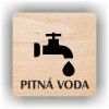 Cedule pitná voda – plast (piktogram)