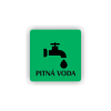 Cedule pitná voda | Piktogram (čtverec)