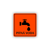 Cedule pitná voda | Piktogram (čtverec)