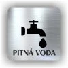 Cedule pitná voda – plast (piktogram)