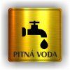 Cedule pitná voda – plast (piktogram)