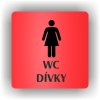 Piktogram - WC DÍVKY