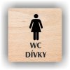 Piktogram - WC DÍVKY
