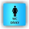 Piktogram - WC DÍVKY